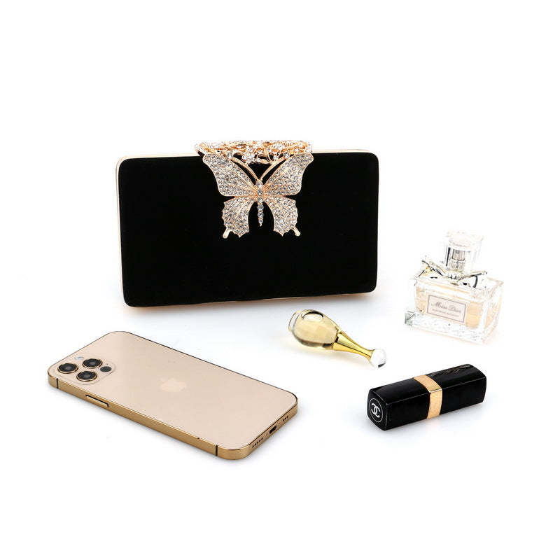 Women's Velvet Banquet Bag Evening Wear Dress Clutch