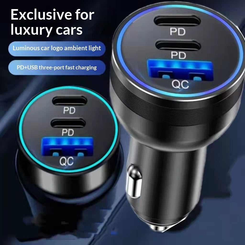 Aluminum Alloy Car Charger Vehicle-Mounted