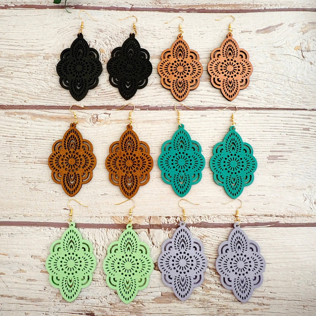 Creative And Chic Hollow-out Earrings Stylish And Unique