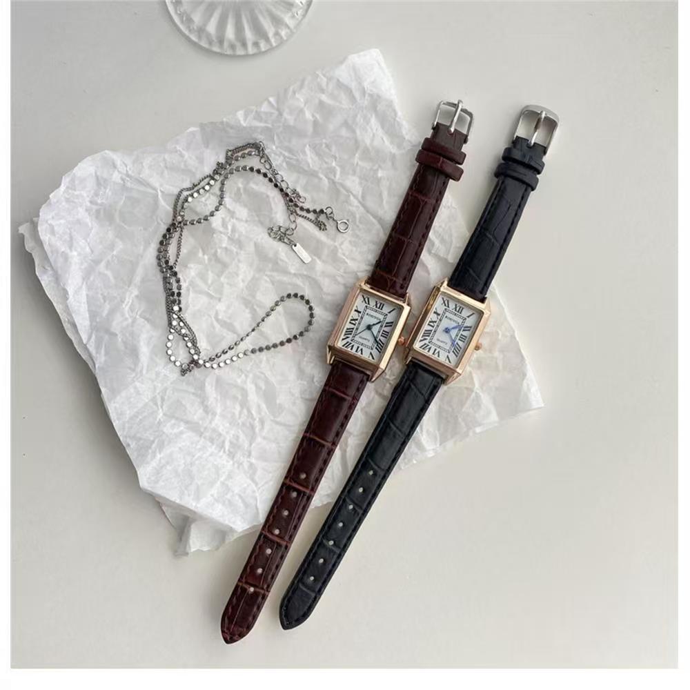 Classic, Popular Square Watchsimple And Versatile For Women