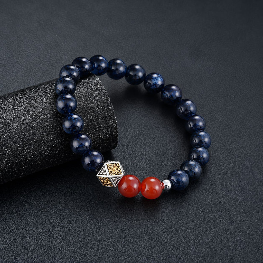 Beaded Bracelet For Men, Fashion Commuter Versatile Beaded Bracelet For Women, Unique Hip Hop Minimalist High-End Jewelry Accessories