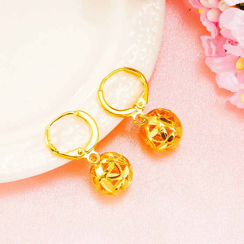 Hollow Out Ball Earrings Women's Earrings