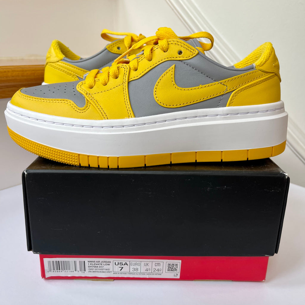 Sky-High Bounce Nike Air Jordan Low Elevate Platform Sneakers