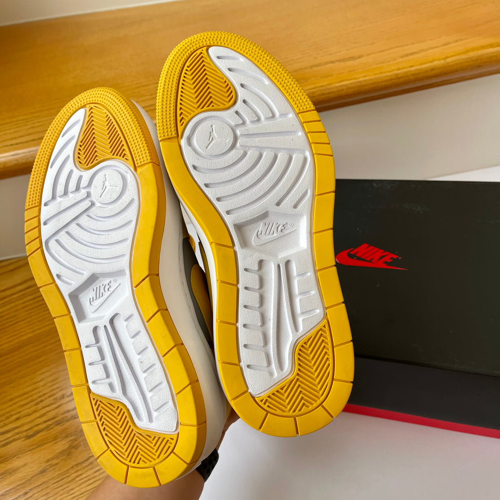 Sky-High Bounce Nike Air Jordan Low Elevate Platform Sneakers
