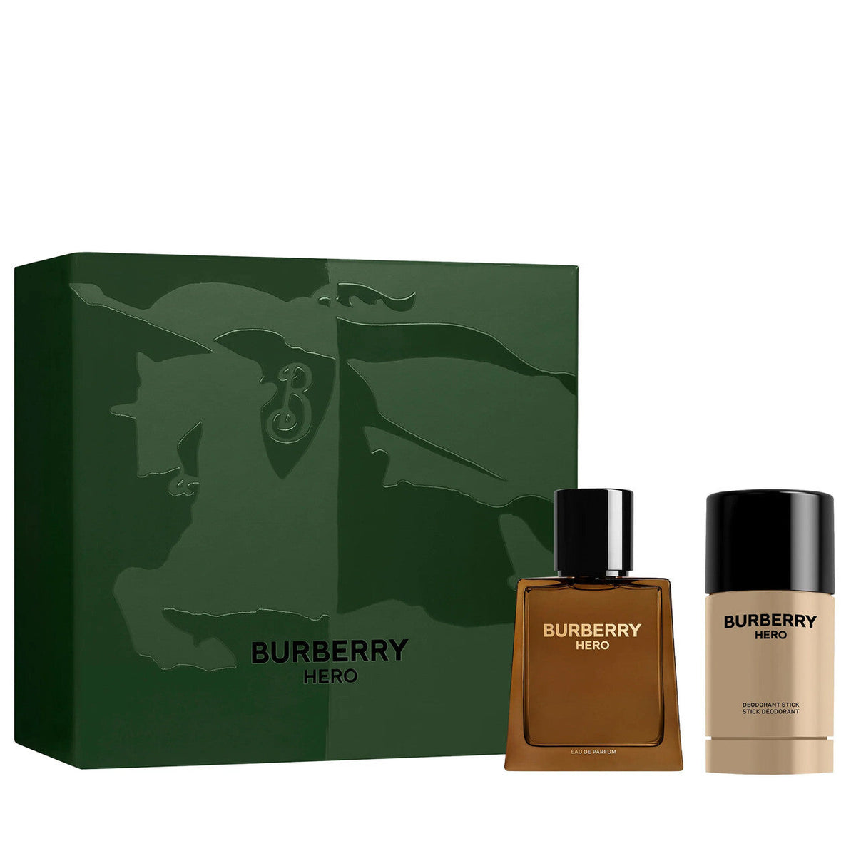 Burberry Hero Eau de Parfum — 50 ml · Gift set with deodorant stick