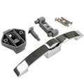 Color: WHITE - 128mm hole distance Camper Car Push Lock RV Caravan Boat Cabinet Locks Handle Home Drawer Latch Button Locks Caravan Motorhome