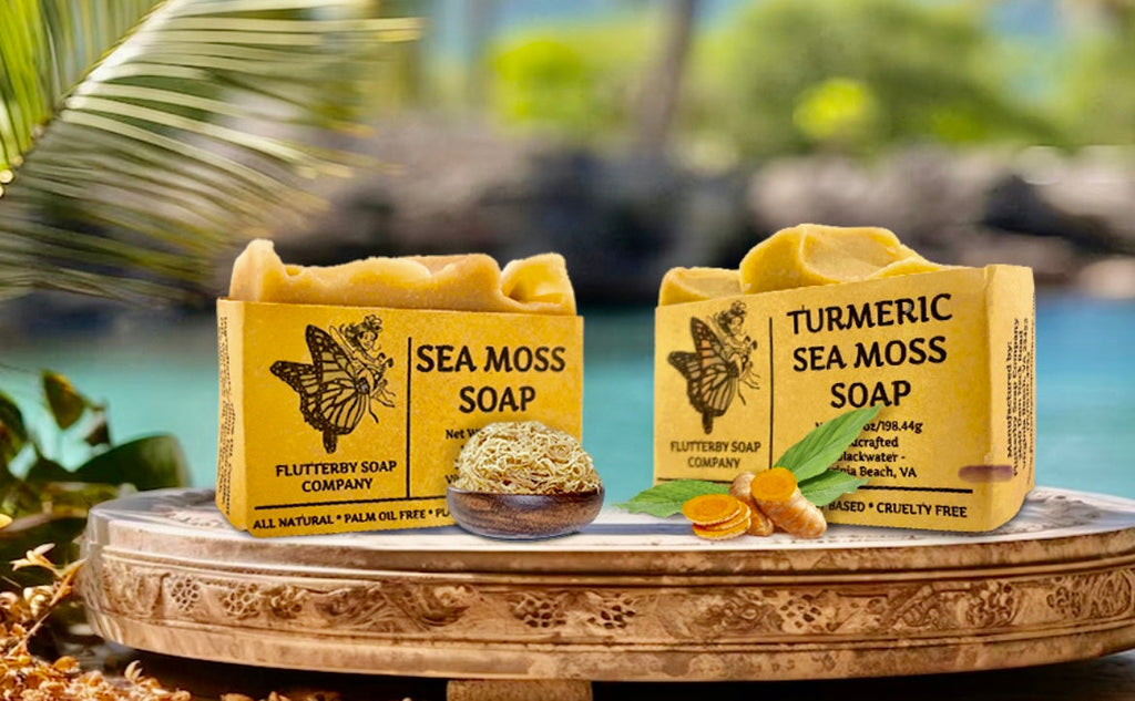 Organic Sea Moss Soap – Handcrafted Pure and Natural Bar Soap for Face & Body
