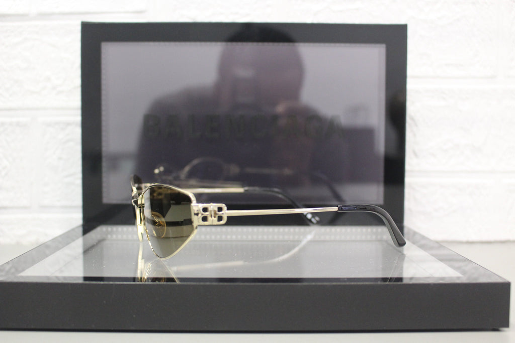 Balenciaga BB0335S-003 Women’s Sunglasses – Metal Frame, 65mm