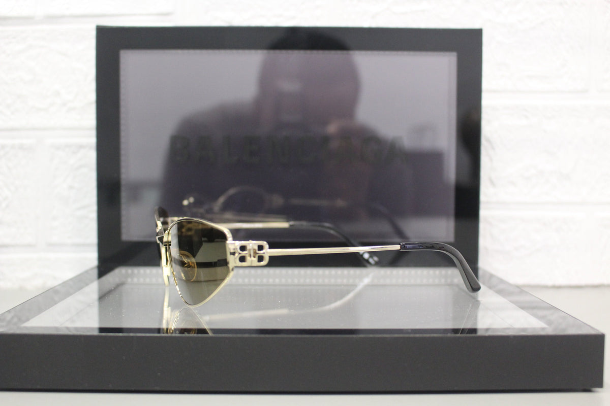 Balenciaga BB0335S-003 Women’s Sunglasses – Metal Frame, 65mm