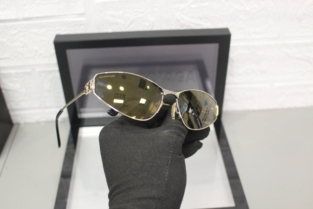 Balenciaga BB0335S-003 Women’s Sunglasses – Metal Frame, 65mm