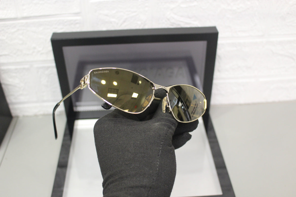 Balenciaga BB0335S-003 Women’s Sunglasses – Metal Frame, 65mm