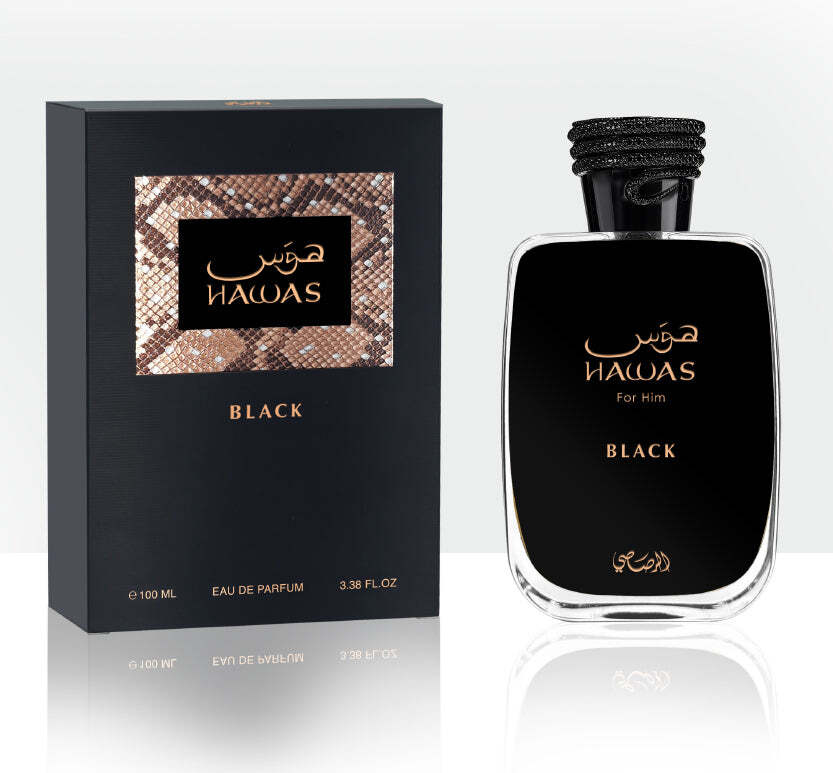 Rasasi Hawas Black Eau de Parfum — 3.4 oz · Tester