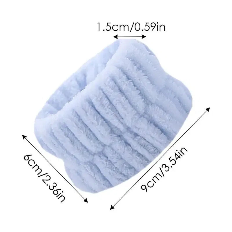 Color: GRAY, Ships From: belgium - 2pc Wrist Washing Belt Soft Microfiber Towel Wristbands For Washing Face Water Absorption Washing Prevent Wetness Wrist Washband