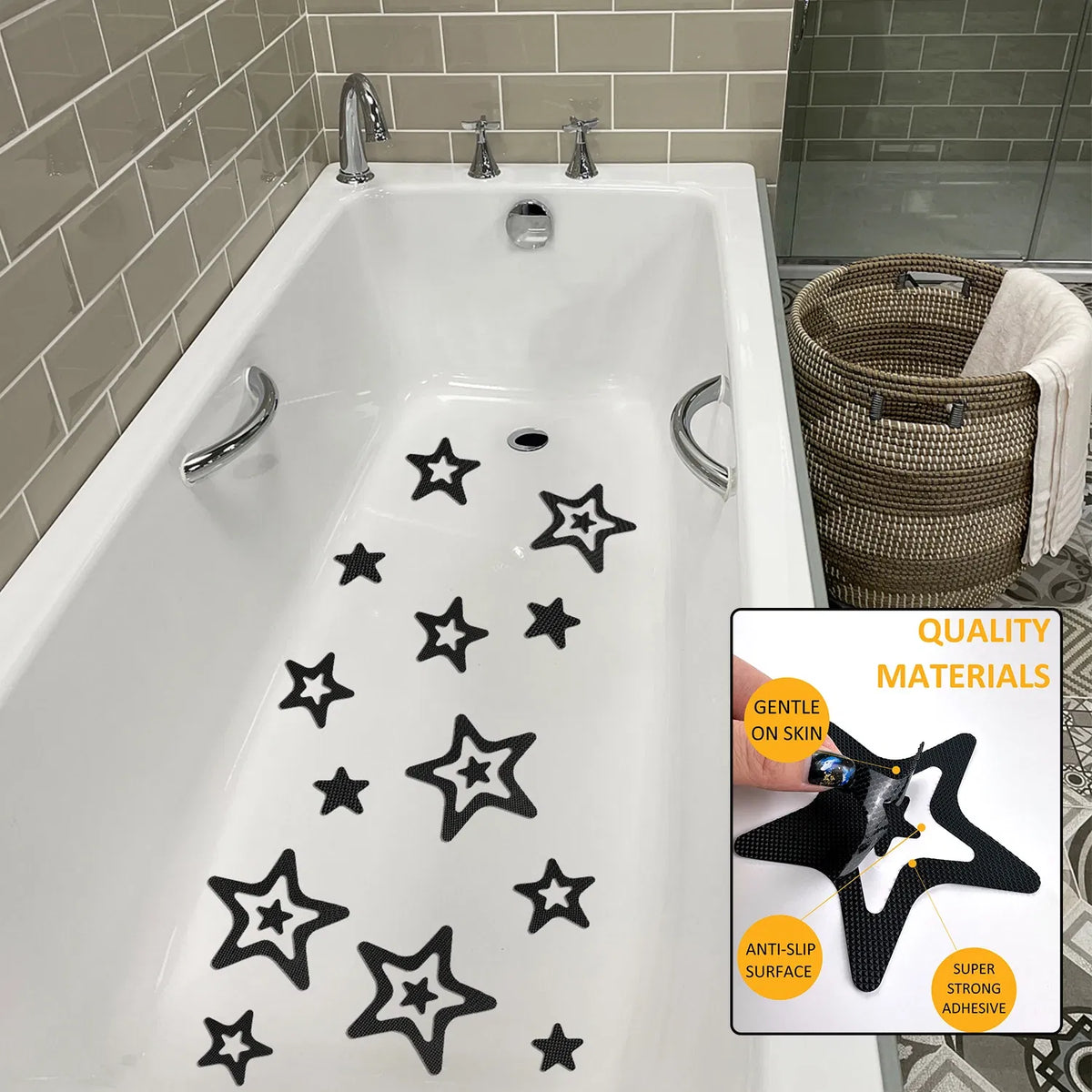 Color: Blue, Ships From: CHINA, Specification: 1700MMx2400MM - 30PCS PEVA Shower Room Staircase Floor Shoe Sole Anti-slip Tape, Safety Full Stop Slide Pad Bathroom Bathtub Anti-skid Stickers