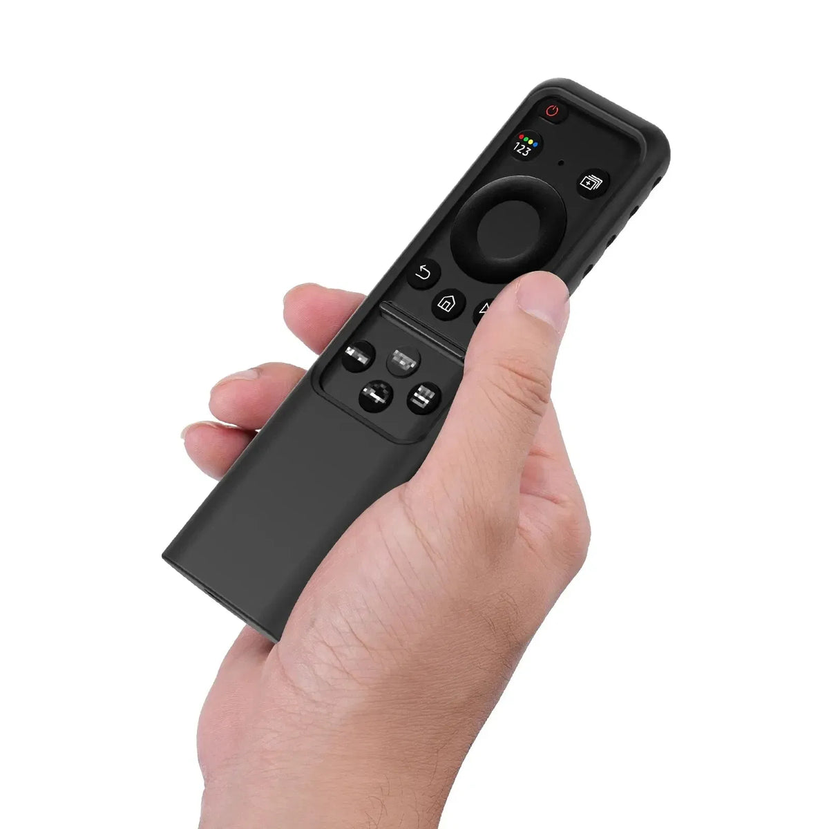 Color: Orange - Silicone Remote Cover for Samsung 2023 TM2360E BN59 01432A TM2361E BN59 01455E Samsung Smart TV Remote Anit Lost with Lanyard