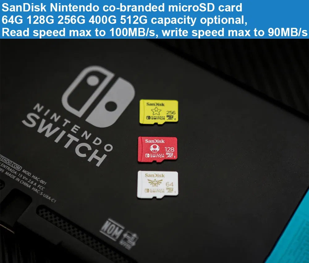 Capacity: 256GB - SanDisk Micro SD Memory Card 100% Original C10 U1 U3 4K HD Trans Flash Cards for Camera GoPro DJI Nintendo Switch MicroSDXC Card