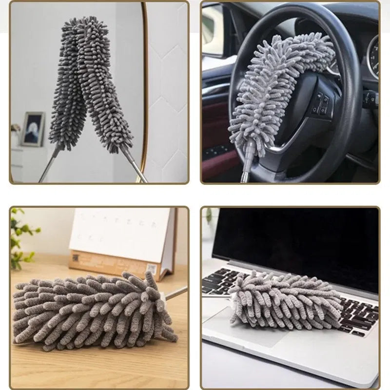 Color: WHITE, Ships From: CN - 2023 NEW Telescopic Cleaning Duster Brush Spider Web