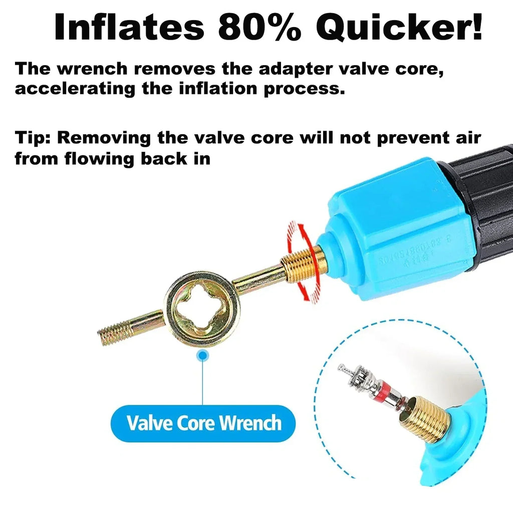 Color: Burgundy - Inflatable SUP Pump Valve Adapter Set- Standard Air Valve Adapter,Nozzle Air Pump Converter for Kayaking Surfboard Inflatable