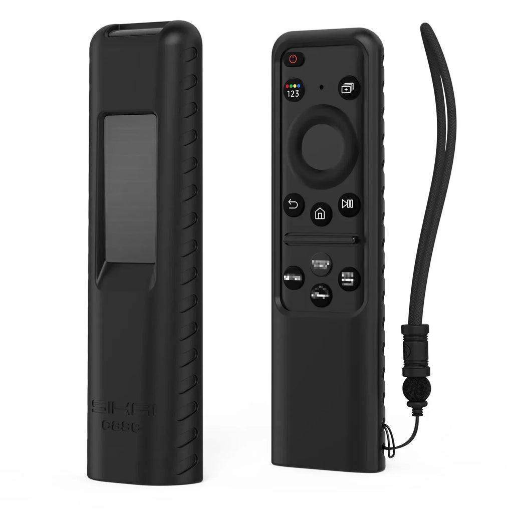 Color: Orange - Silicone Remote Cover for Samsung 2023 TM2360E BN59 01432A TM2361E BN59 01455E Samsung Smart TV Remote Anit Lost with Lanyard