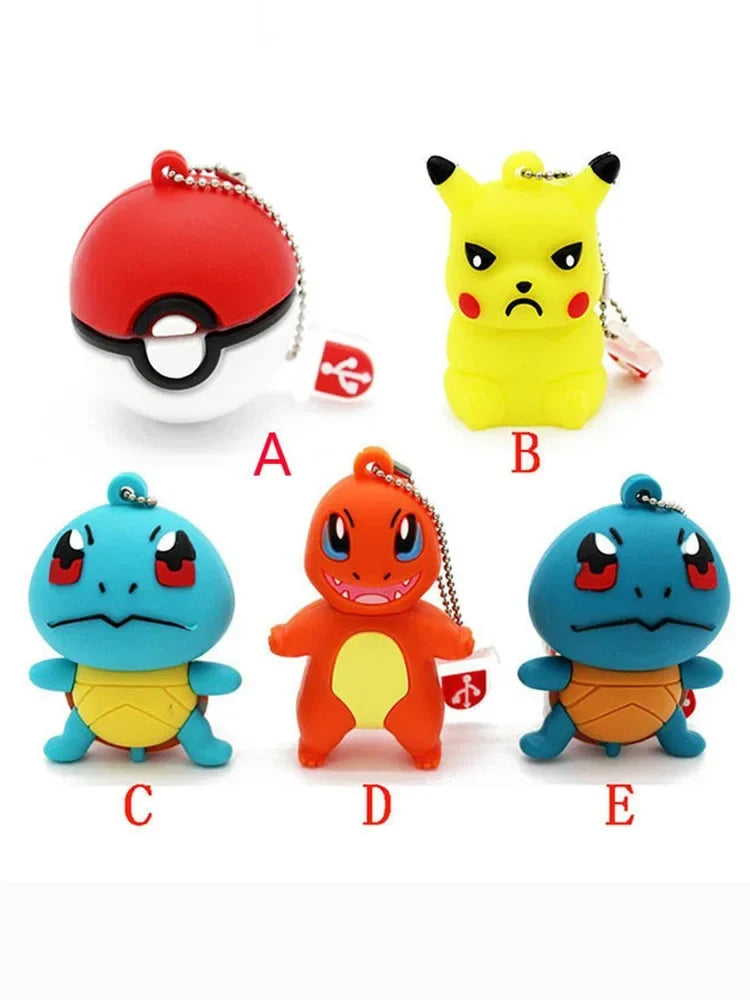 Capacity: 1GB, Color: black - JASTER Cartoon Memory Stick 64GB Silicone USB Flash Drive 4GB Creative Gift PenDrive 16GB Real Capacity USB Stick 8GB Yellow