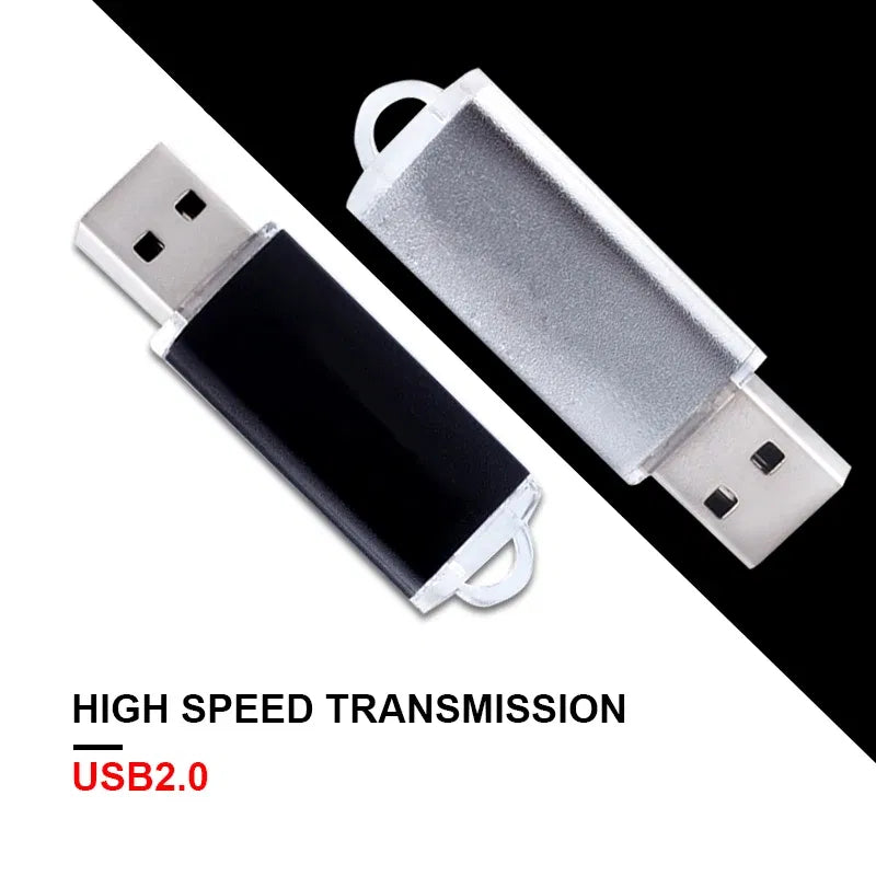 Color: Black, Capacity: 64GB - High-speed USB Flash Drive 8gb 16gb 32gb Pen Drive 64gb 128gb U Disk USB 2.0 Pendrive Disk 256gb 2.0 Memoria Usb