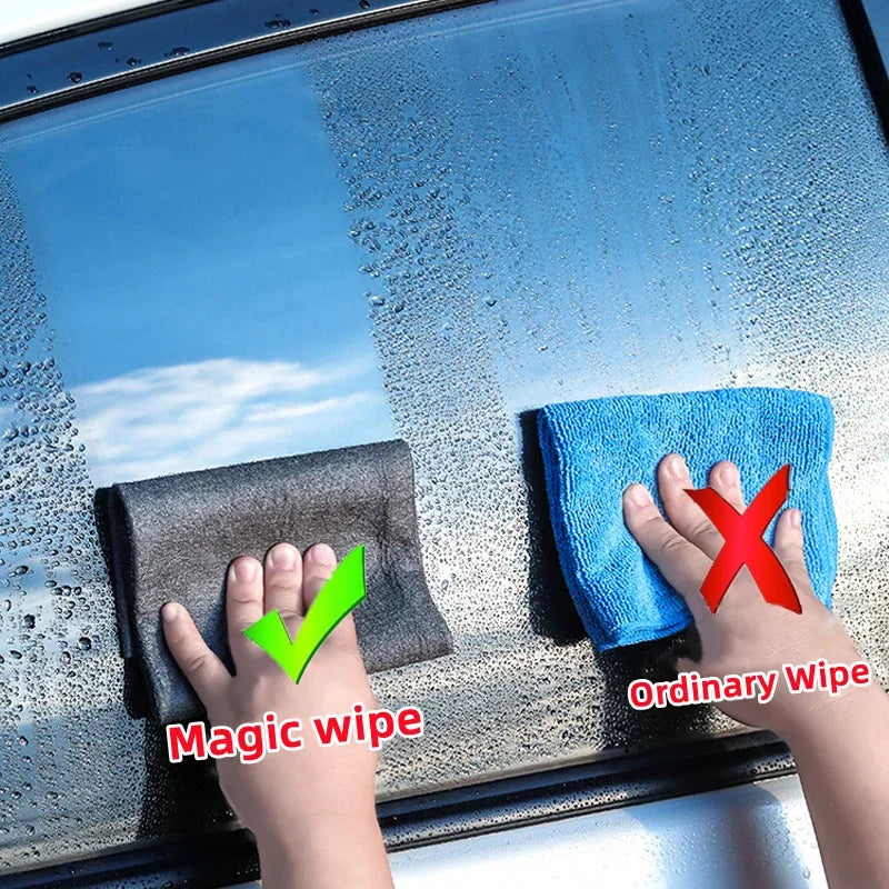 Color: Pink, Specification: 10pcs, Ships From: CHINA - New Thickened Magic Cleaning Cloth Microfiber Glass Clean Towel Reusable Washable Lint-free Cleaning Rags for Kitchen Glass Car