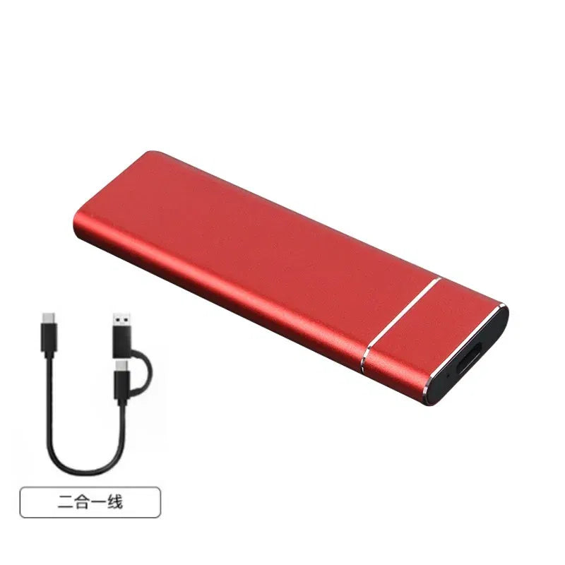 Color: Brown - Aluminum Alloy M.2 HDD Enclosure Case Hard Drive Box B-KEY External Hard Drive Box USB C Interface Support SATA & NVME Protocol