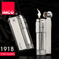 Color: PURPLE - Original IMCO Lighter Old Gasoline Flint Lighter Windproof Stainless Steel Cigarette Petrol Oil Lighter Inflated Gadgets Man
