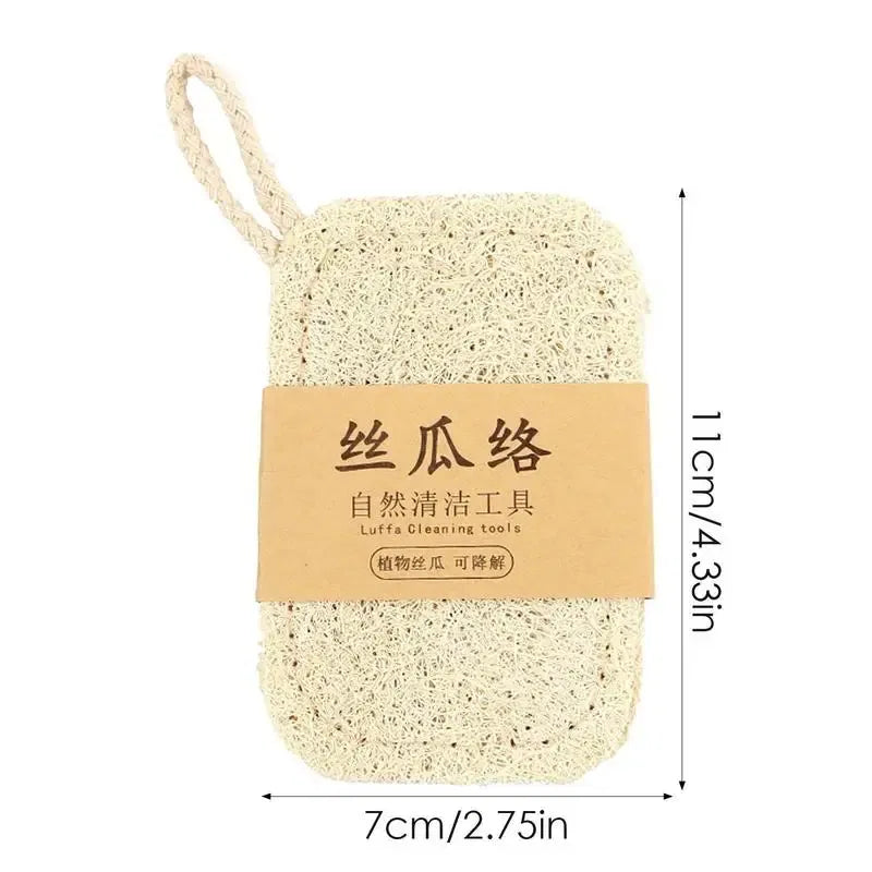 Color: Red, Ships From: United States - Natural Luffa Dish Washing Cloth Sponge Loofah Scrub Pad Dish Pot Easy To Clean Scrubber Sponge Kitchen Clean Brushes Pad
