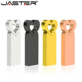Capacity: 32GB, Color: Gold - Mini Metal Heart Shaped USB Flash Drive 64GB Black Portable Pen Drive 32GB High Speed Memory Stick 16GB Waterproof USB Stick