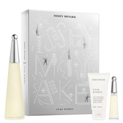 Issey Miyake L'Eau d'Issey Eau de Toilette — 3.3 oz · Three-piece gift set with body lotion and miniature