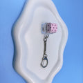 Dragon Fruit Polka Dot Key Stress-relief Toy Mechanical Keyboard Tester Luminous Stress-relief Key Keyboard Keychain Accessory