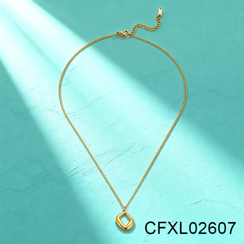Light Luxury High-end Titanium Steel Necklace For Women