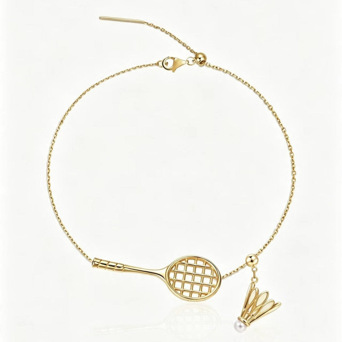Badminton Racket Pull Bracelet For Women
