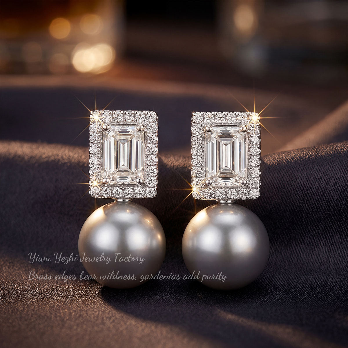 High-End, Compact And Exquisite Pearl Zircon Earrings For Women, French Retro, Light Luxury, Elegant, Fashionable And Versatile Earrings
