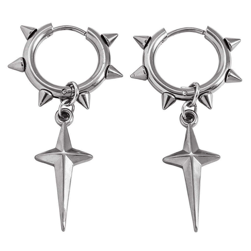 Punk XINGX Tassel Ear Clip Niche Stainless Steel