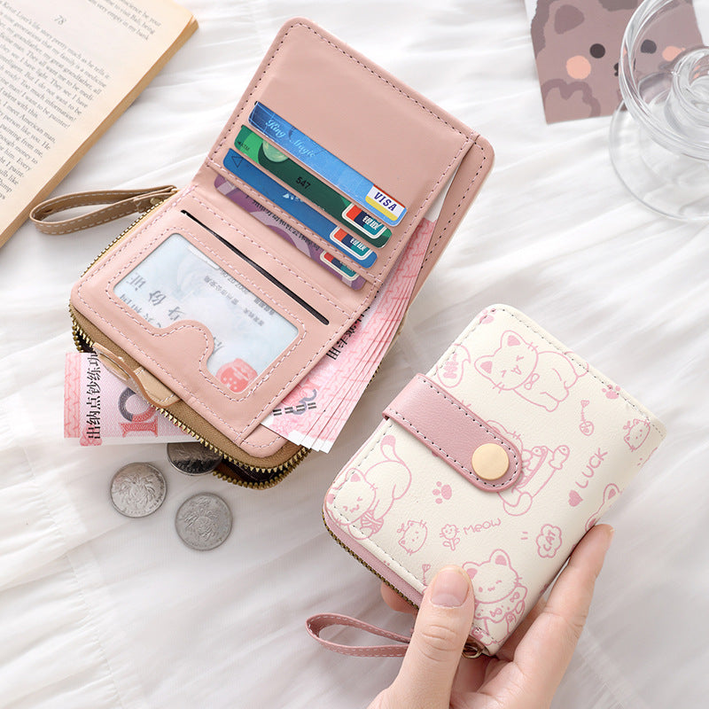 Simple And Cute Japanese-style Womens Clutch
