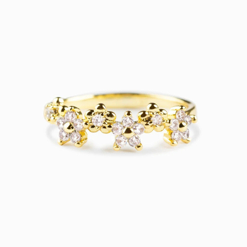 Golden Sweet And Personalized Ring For Women