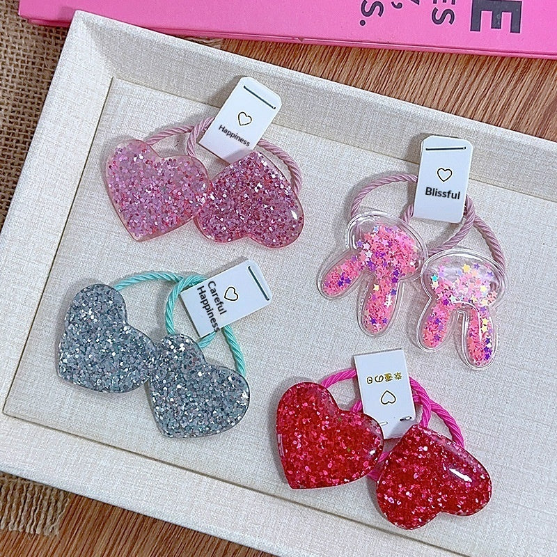 Little Rabbit Children's Resin Hair Accessories Headband And Hair Tie
