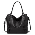 Double Zipper Design Tote Bag Large Capacity Shoulder Crossbody Bag For Women Handbags