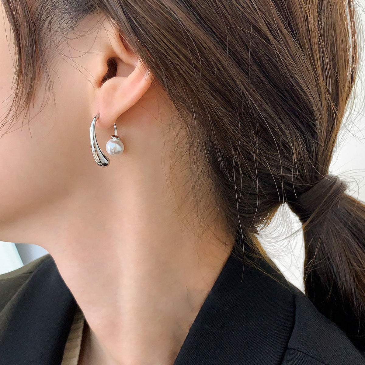 Elegant Minimalist Versatile Geometric Teardrop Earrings