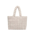 Plaid Handbags Winter Fashion High Capacity Shopping Plush Bag Korean Style Personalized Designer Luxury Tote Bags For Women
