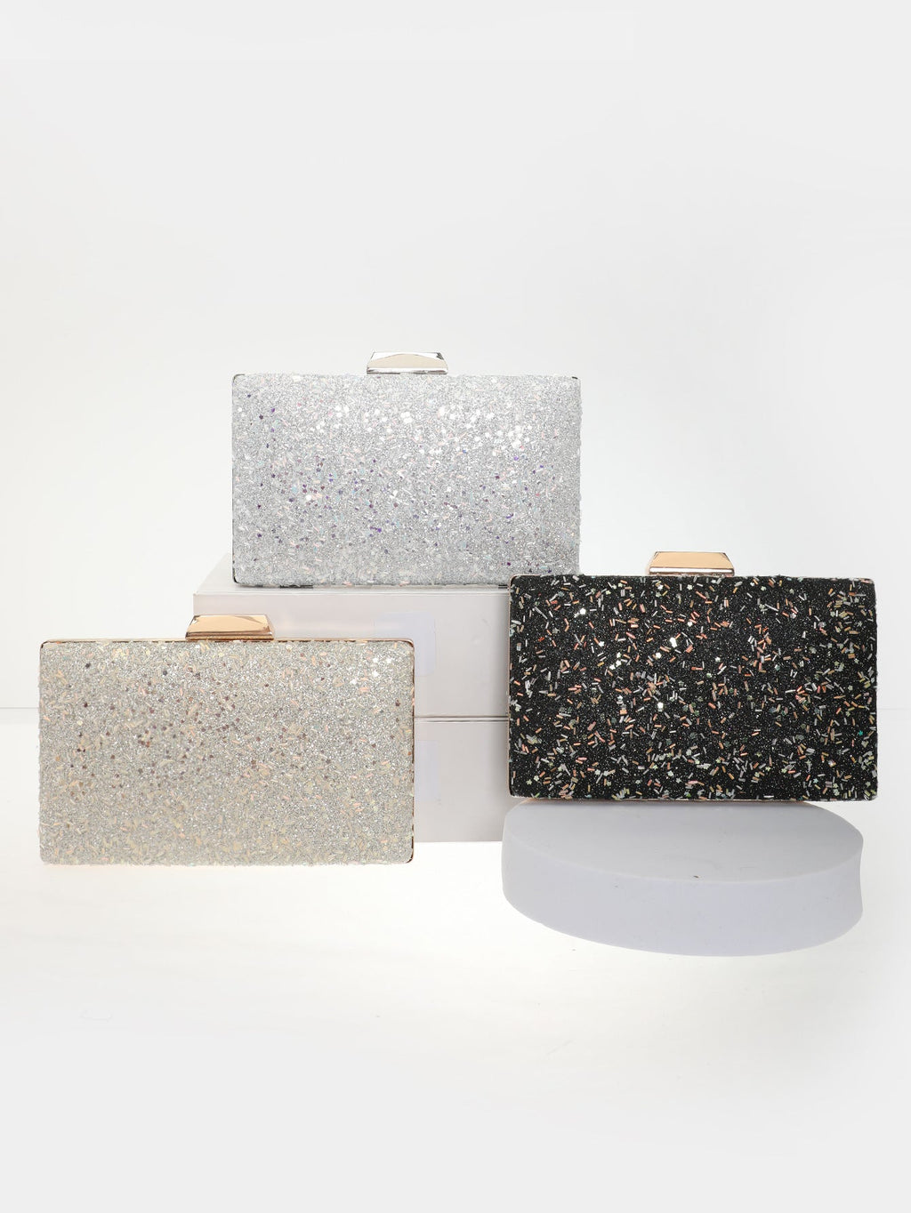Women's Sequin Evening Clutch European & American Chic Banquet Handbag, Formal Gown Purse, Sparkling Party Bag For Women