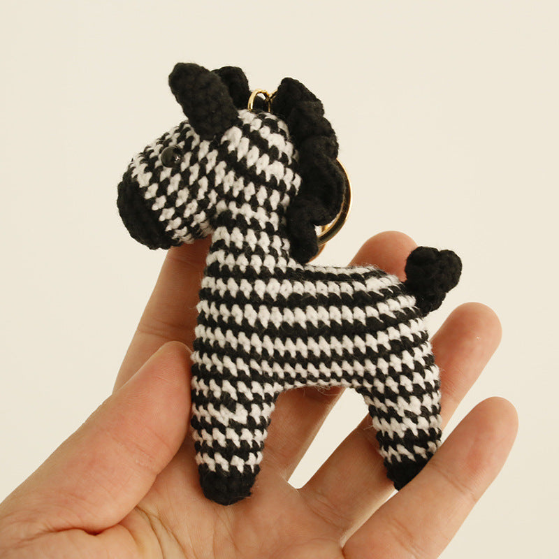 Super-cute Cartoon Hand-knitted Pendant