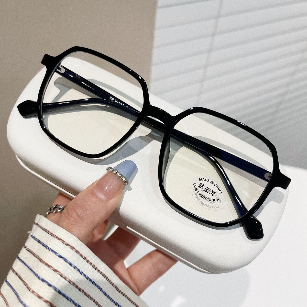 Square Concave Shape Myopia Glasses Rim Men And Women