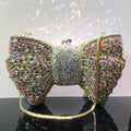 Bow Diamond Evening Bag Rhinestone Clutch