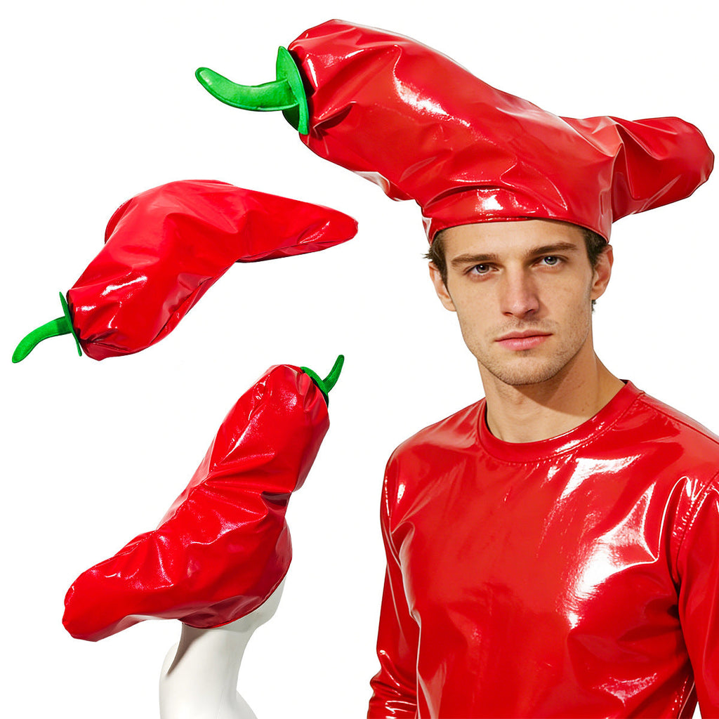 Chili Pepper Hat Humorous Role-play Stage Hat Costume