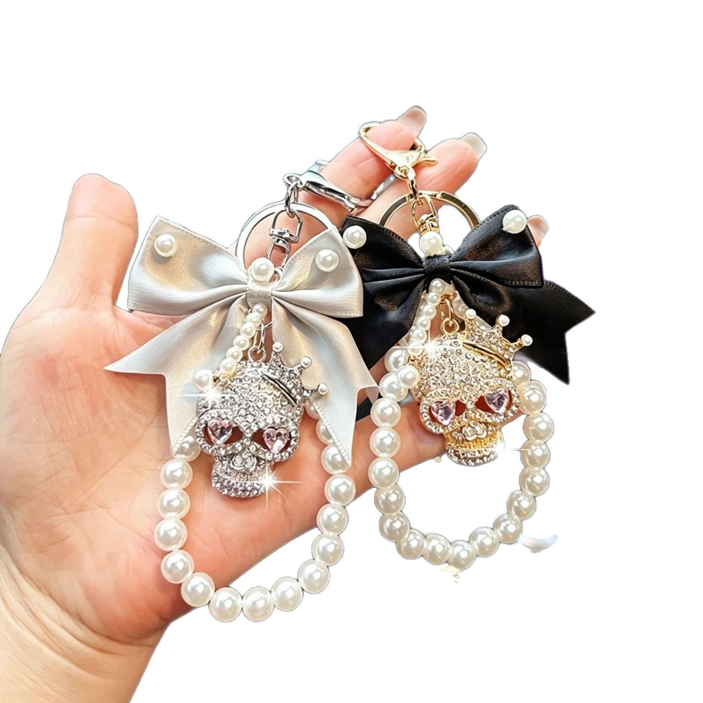 New Halloween Keychain Crowned Skull