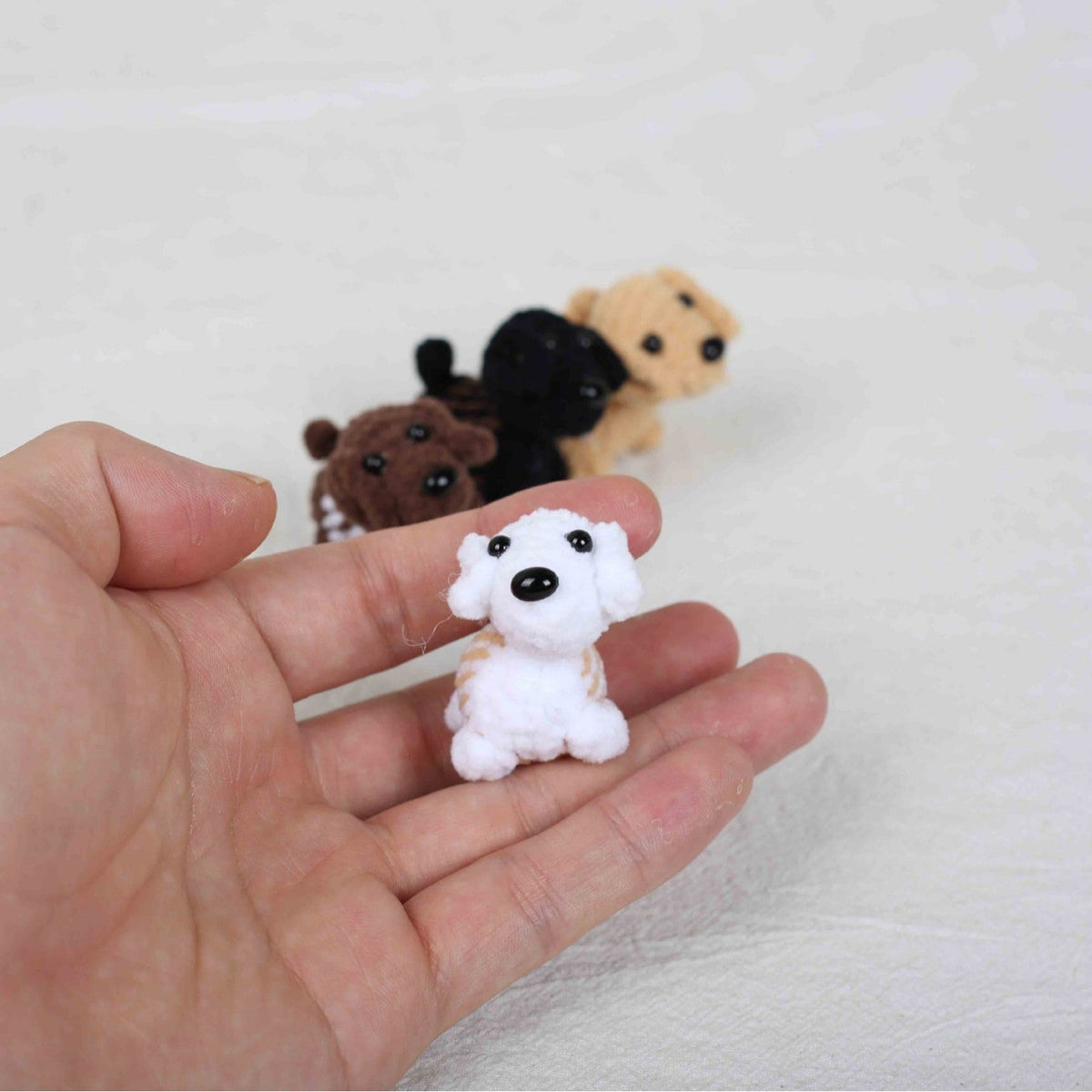 Handmade Crochet Knitted Animal Doll Keychain