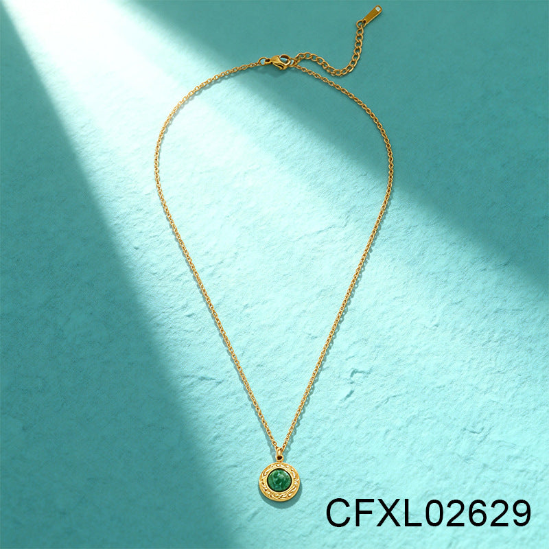 Light Luxury High-end Titanium Steel Necklace For Women